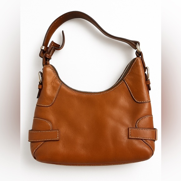 Michael Kors Handbags - Vintage Michael Kors purse cognac-tan leather hobo bag